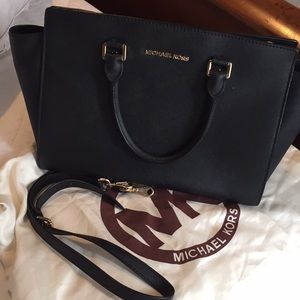Michael Kors Selma Large Saffiano Leather Satchel